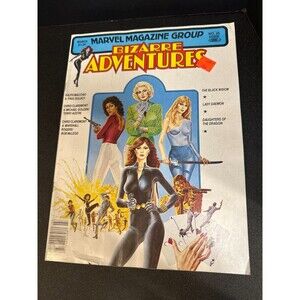 Bizarre Adventures #25 Marvel Magazine 1981 Black Widow Comic